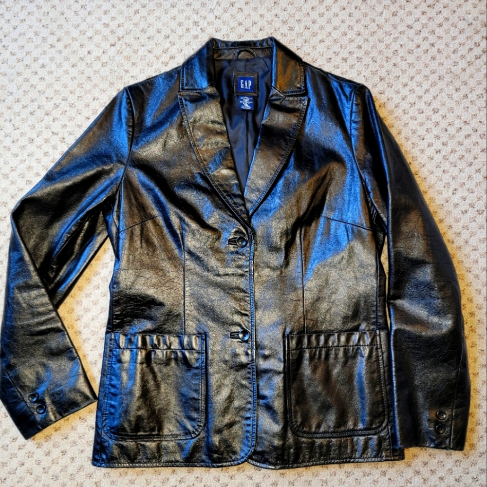 Gap Leather Jacket - image 1